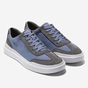 Cole Haan Men's 8.5W Folkstone Gray Grandpro Rally Canvas T Toe Sneaker LB6-39